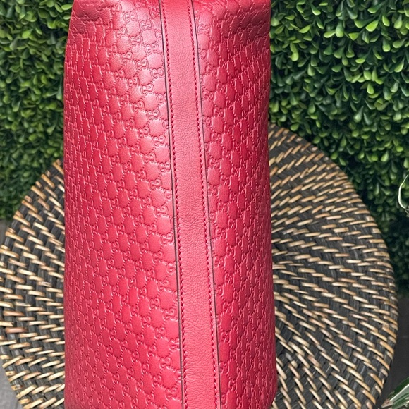 Gucci pre owned Microguccissima dark red  hobo - Picture 11 of 14